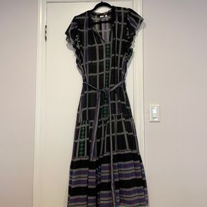 gap chiffon maxi dress